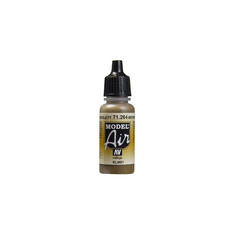 Val71264 - Av Vallejo Model Air 17ml - Brown Violet Rlm81