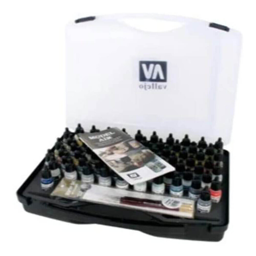 Val71170 - Av Vallejo Model Air Set - Basic Box (72 Colours + Case)