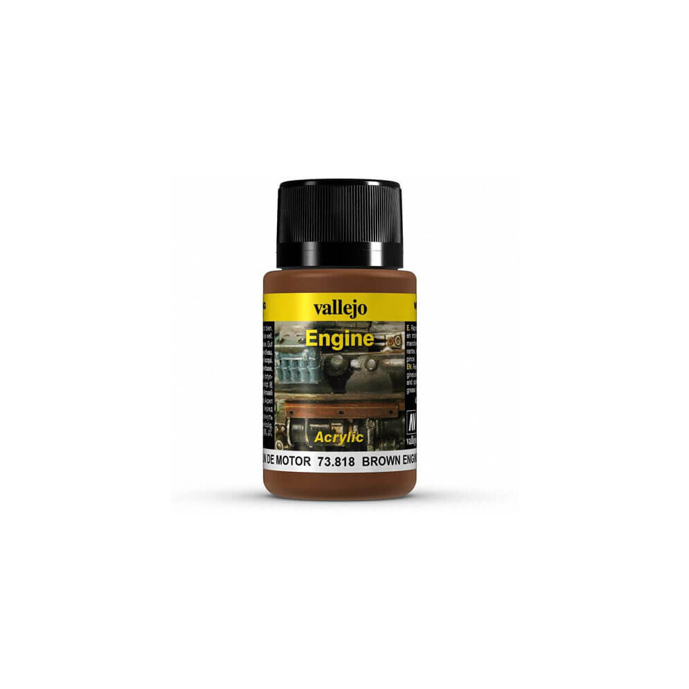 Val73818 - Av Weathering Effects 40ml - Brown Engine Soot