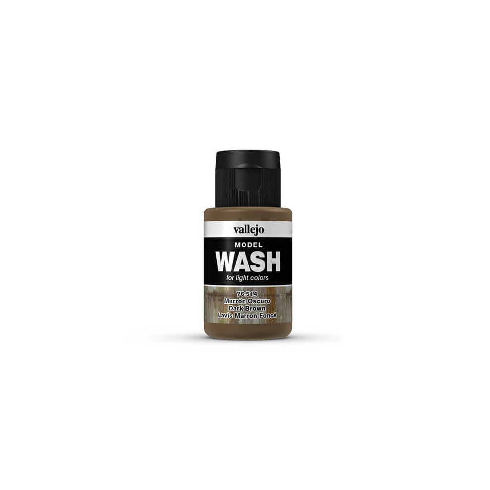 Val76514 - Av Model Wash 35ml - Dark Brown Wash