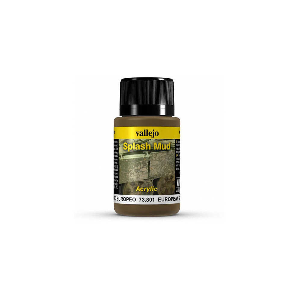 Val73801 - Av Weathering Effects 40ml - European Splash Mud