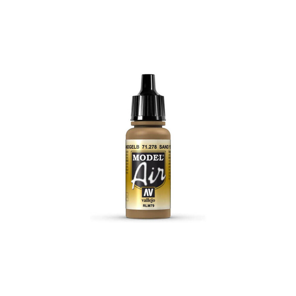 Val71278 - Av Vallejo Model Air 17ml - Sand Yellow Rlm79