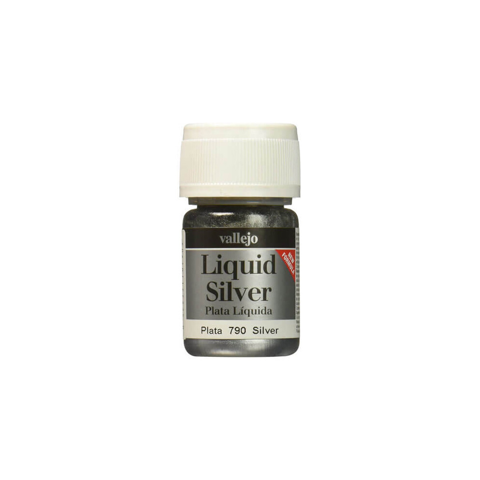 Val790 - Av Vallejo Model Color 17ml - Silver (metals 35ml)