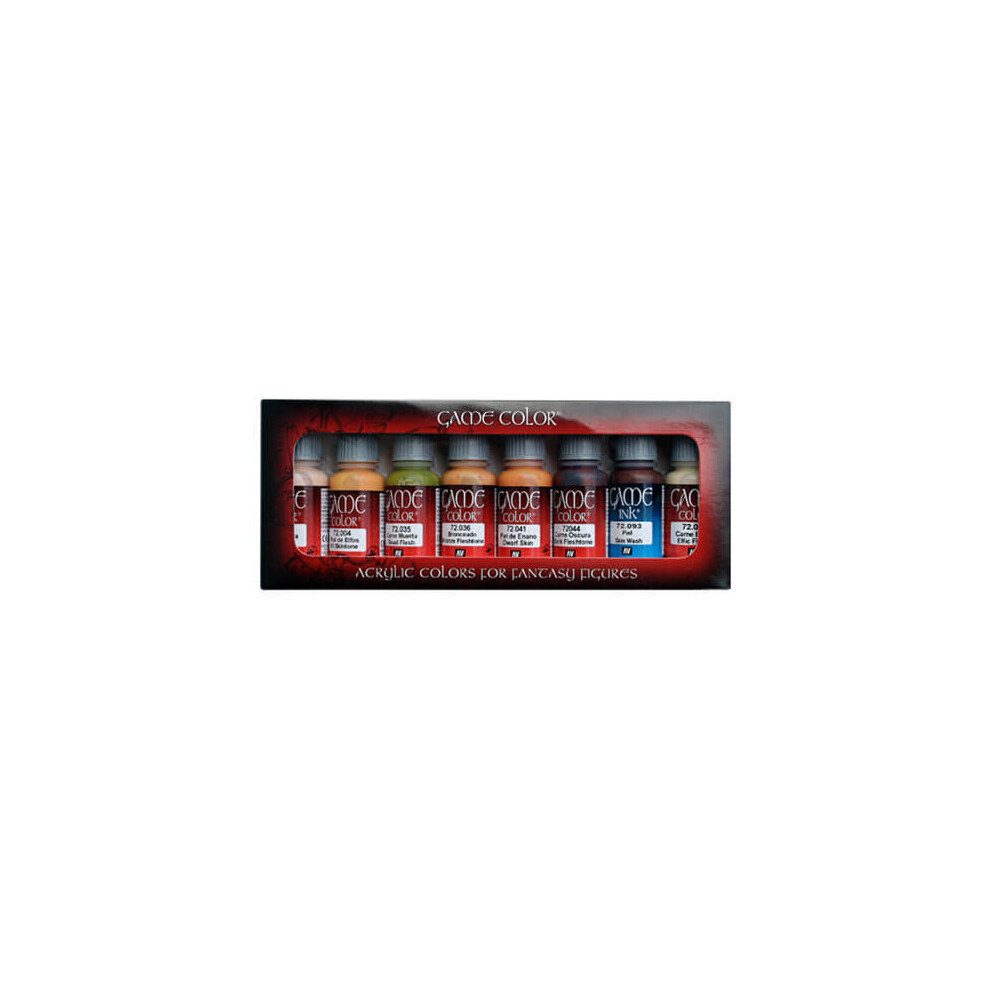 Val72295 - Av Vallejo Game Color Set - Skintones (x8)