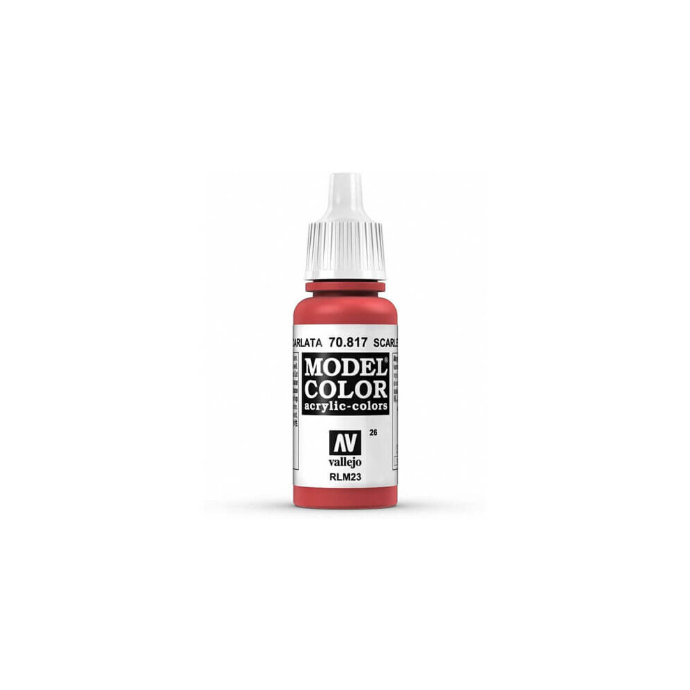 Val817 - Av Vallejo Model Color 17ml - Scarlet