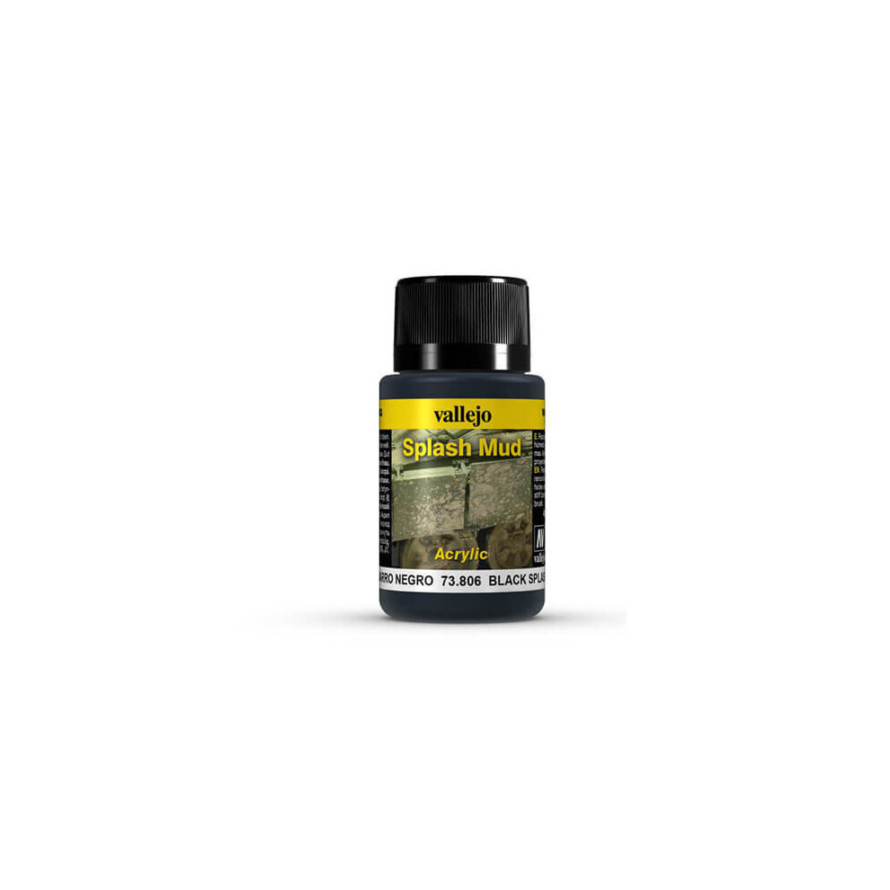 Val73806 - Av Weathering Effects 40ml - Black Splash Mud