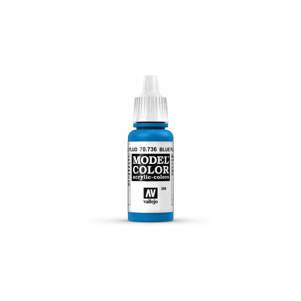 Val736 - Av Vallejo Model Color 17ml - Fluorescent Blue