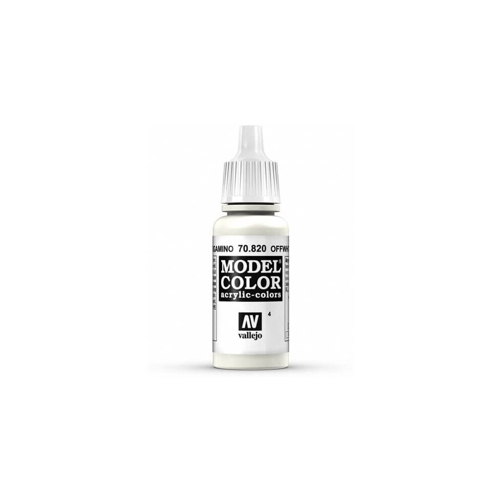 Val820 - Av Vallejo Model Color 17ml - Offwhite