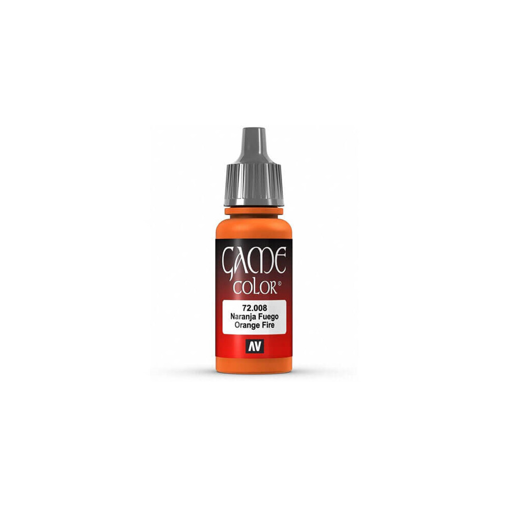 Val72008 - Av Vallejo Game Color 17ml - Orange Fire