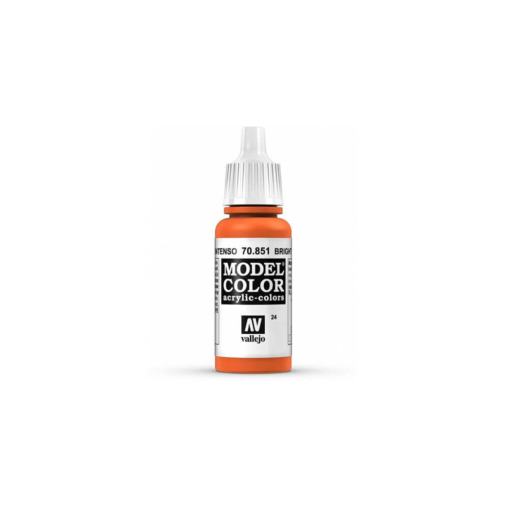 Val851 - Av Vallejo Model Color 17ml - Bright Orange