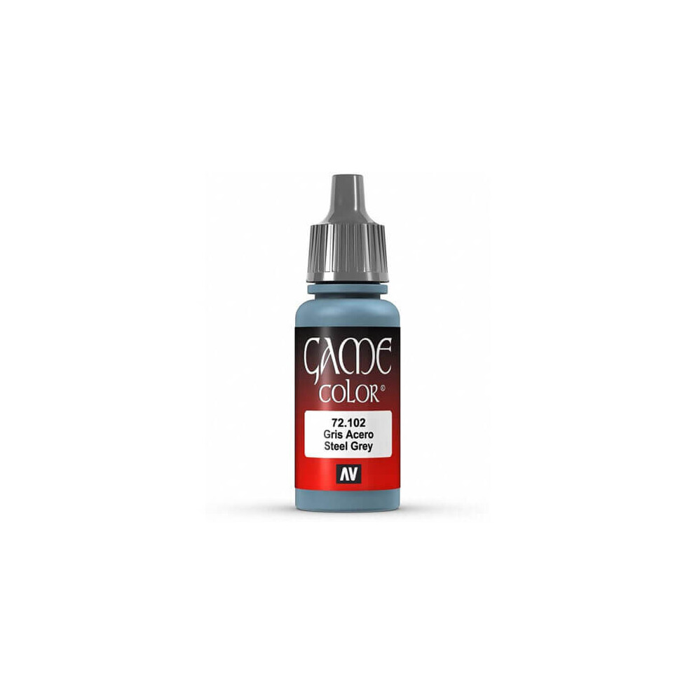 Val72102 - Av Vallejo Game Color 17ml - Steel Grey