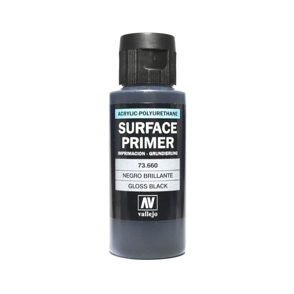 Val73660 - Av Vallejo Metal Color - Gloss Black Primer 60ml