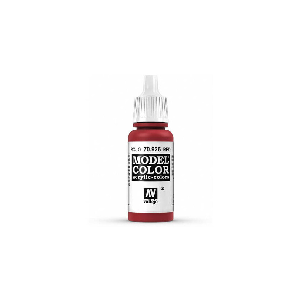 Val926 - Av Vallejo Model Color 17ml - Red