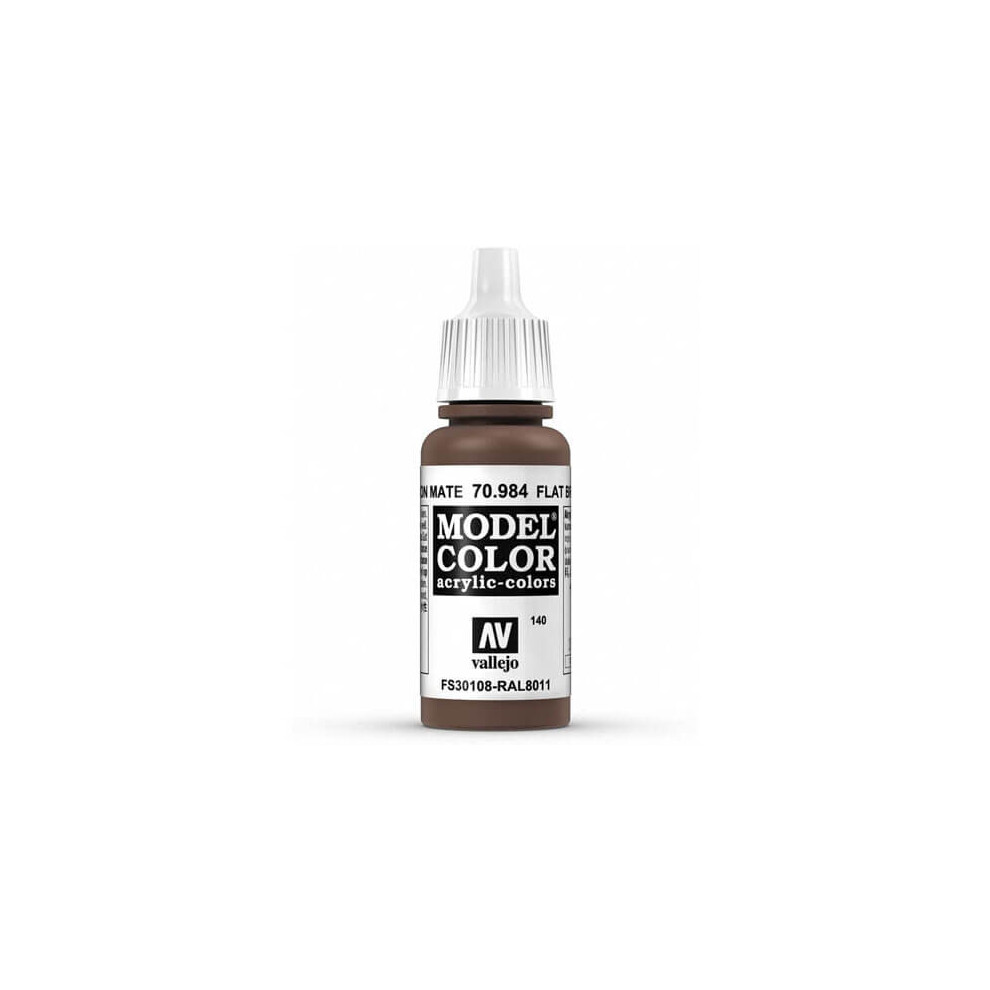 Val984 - Av Vallejo Model Color 17ml - Flat Brown