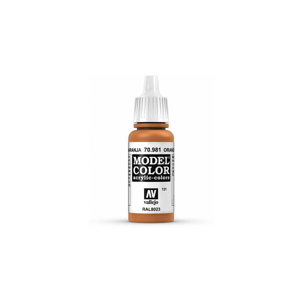 Val981 - Av Vallejo Model Color 17ml - Orange Brown