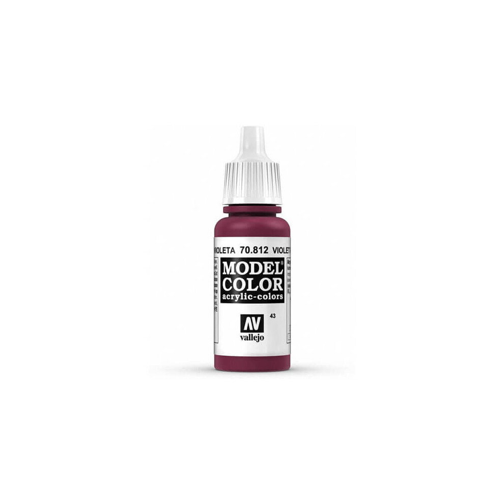 Val812 - Av Vallejo Model Color 17ml - Violet Red