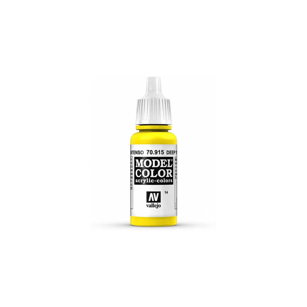 Val915 - Av Vallejo Model Color 17ml - Deep Yellow