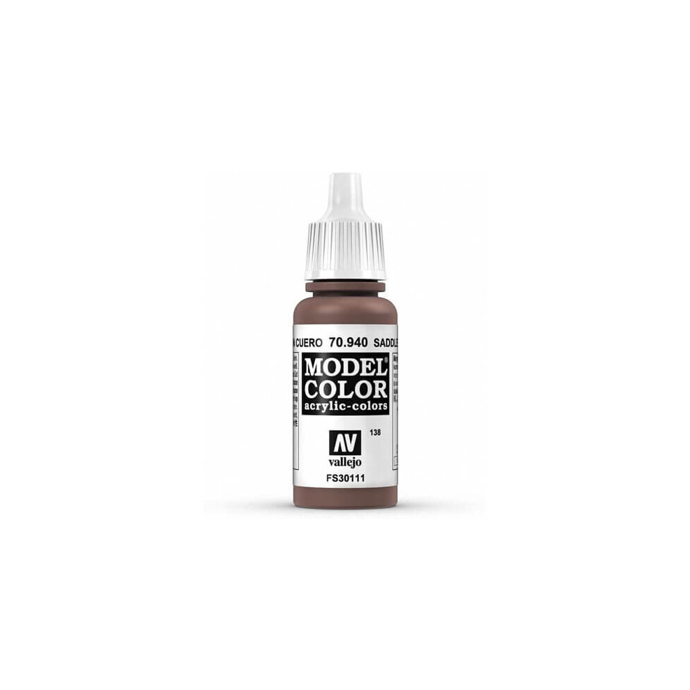 Val940 - Av Vallejo Model Color 17ml - Saddle Brown