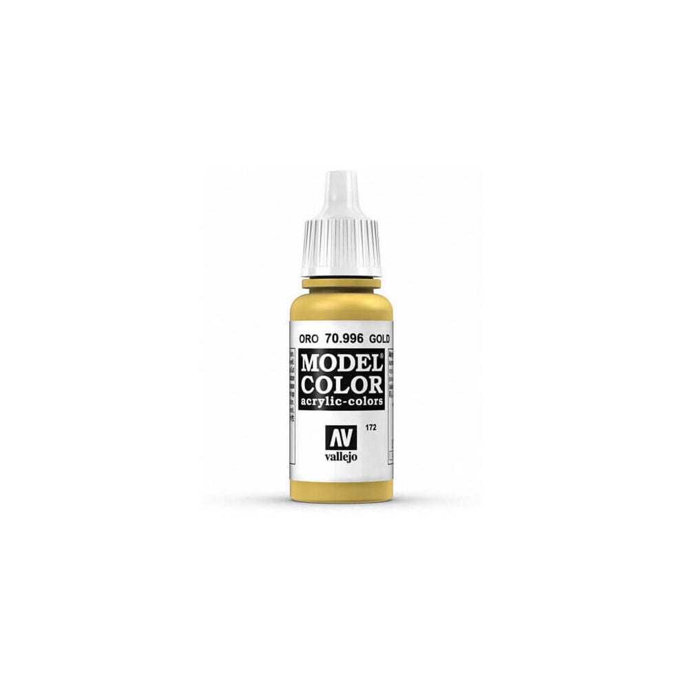 Val996 - Av Vallejo Model Color 17ml - Metallic Gold