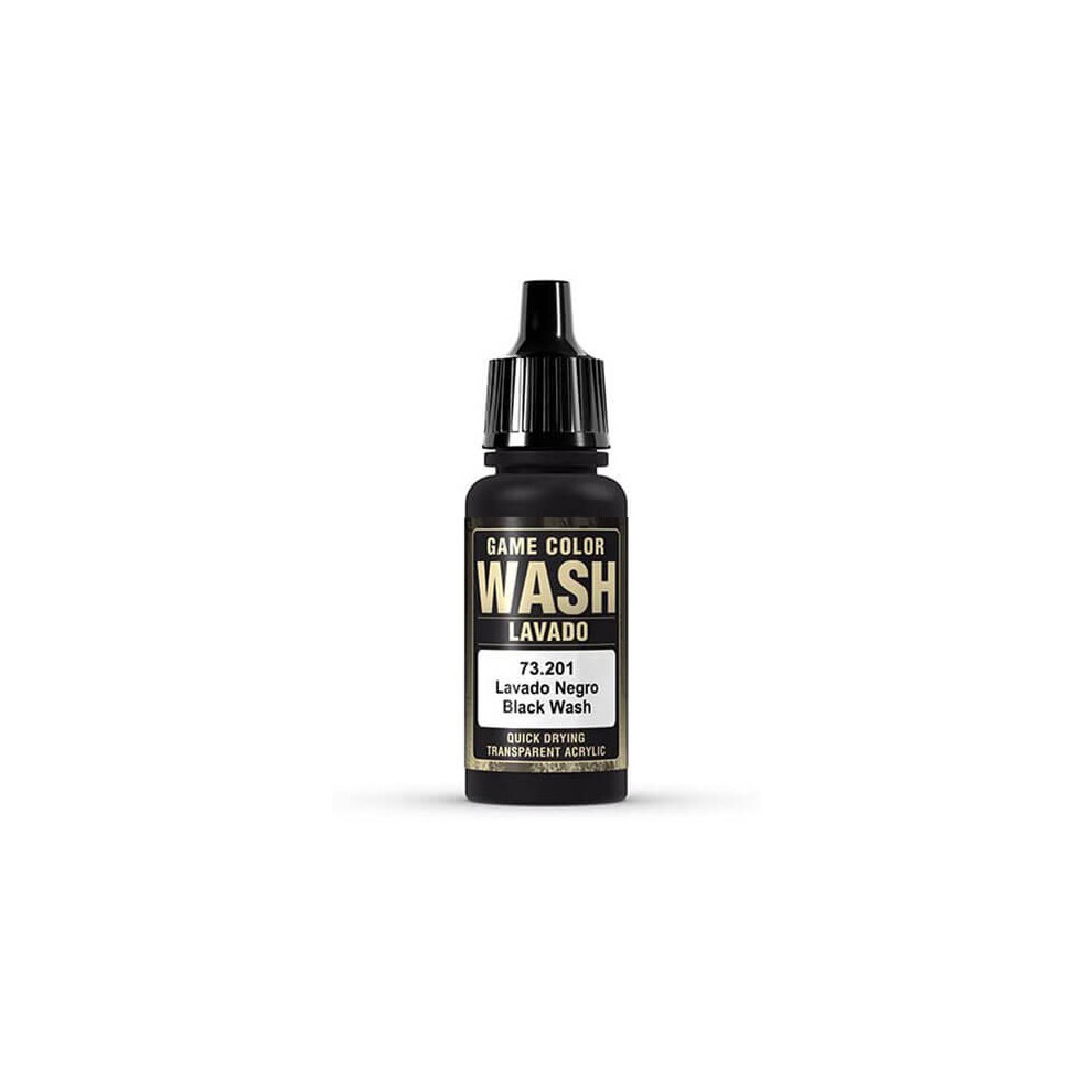 Val73201 - Av Washes - Black 17ml