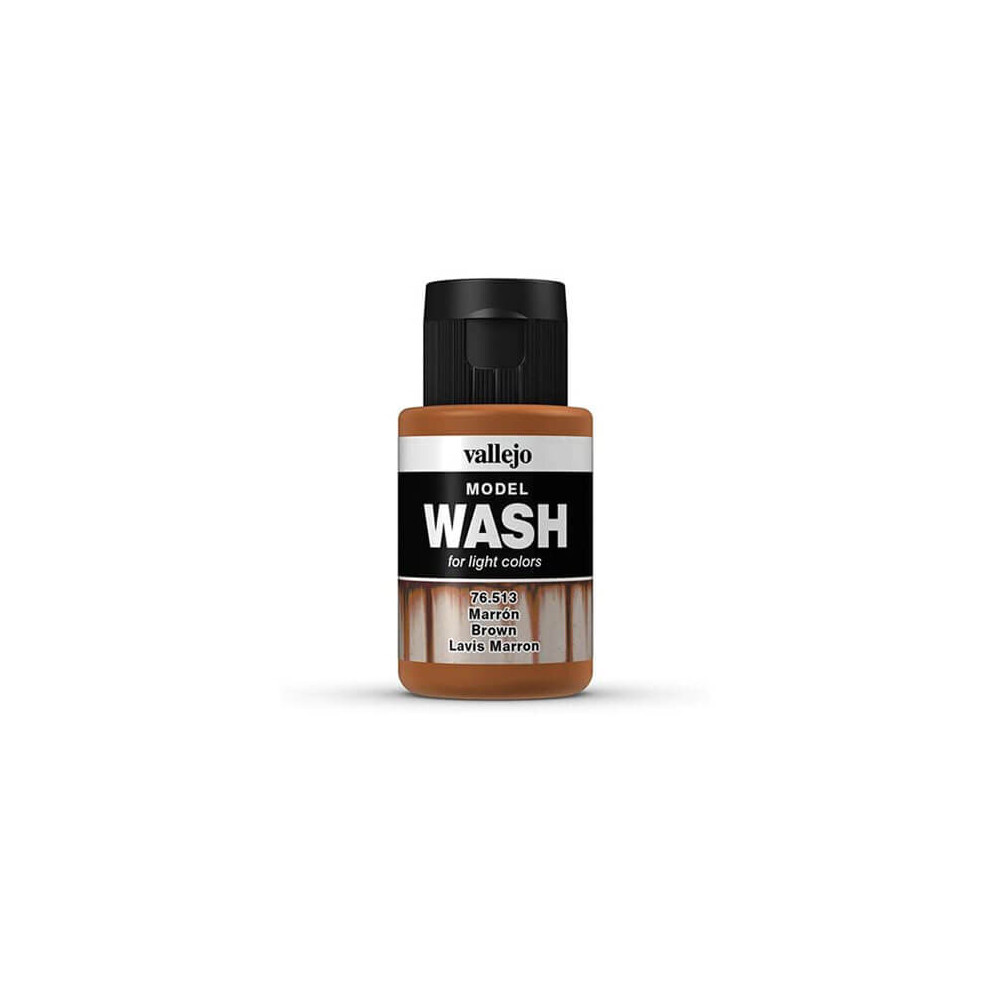 Val76513 - Av Model Wash 35ml - Brown Wash