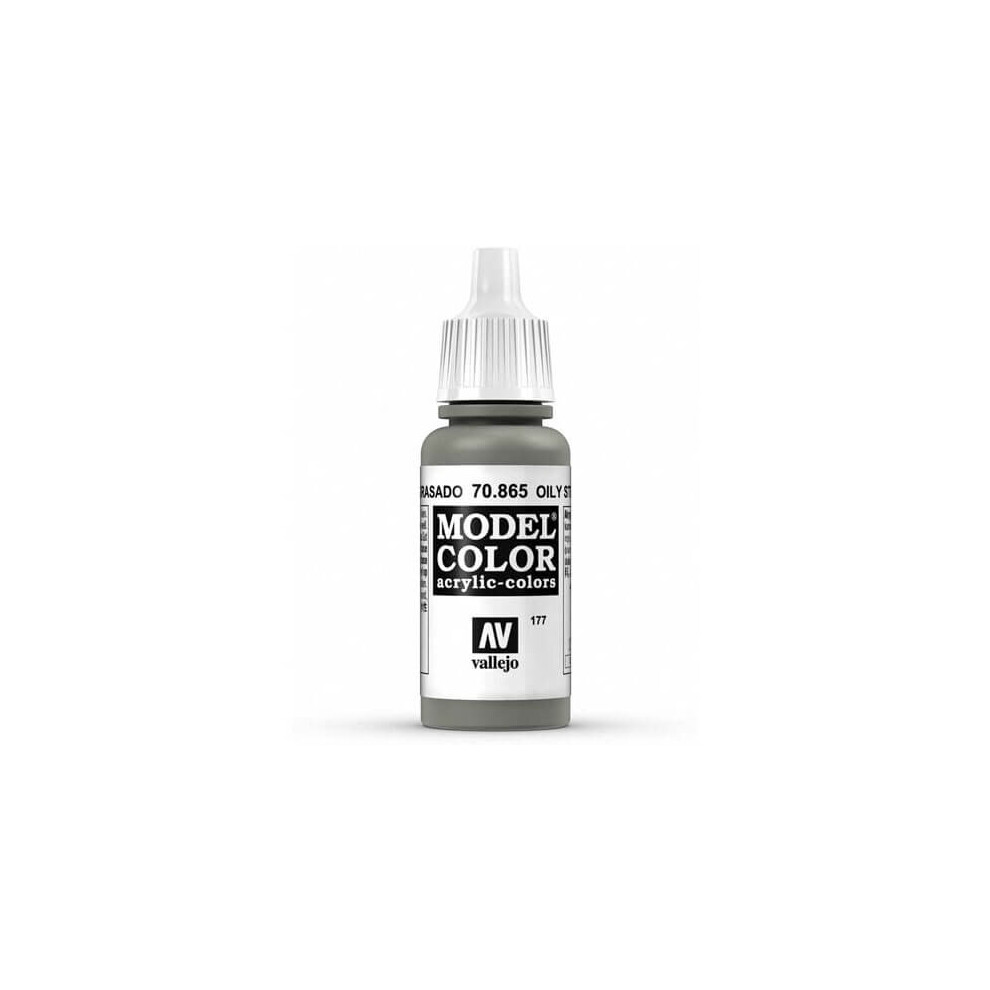 Val865 - Av Vallejo Model Color 17ml - Metallic Oily Steel