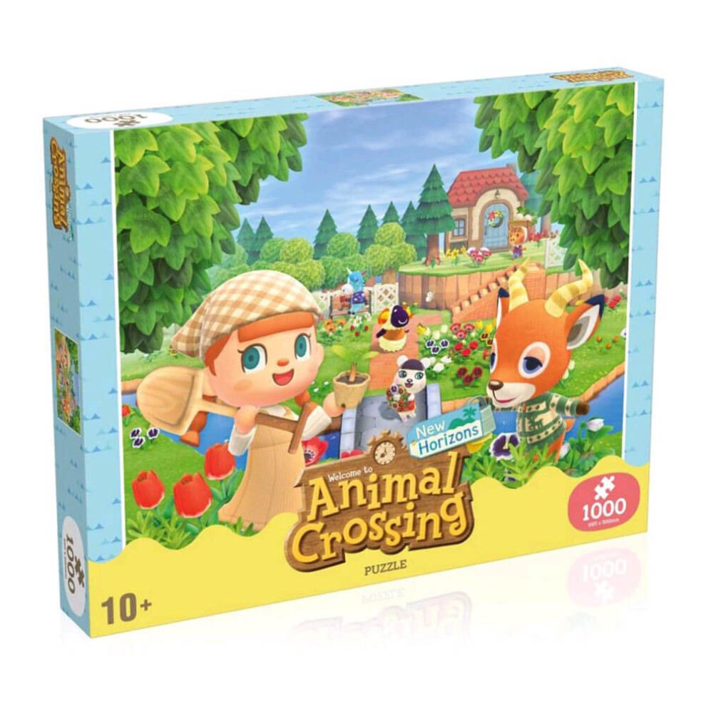 Winning Moves Animal Crossing New Horizons 1000 Piece Jigsaw Puzzle - Board Game