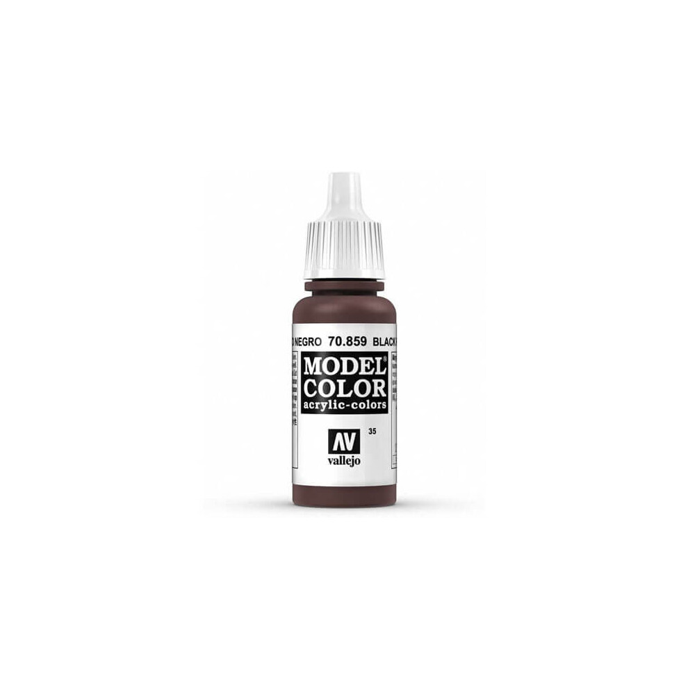 Val859 - Av Vallejo Model Color 17ml - Black Red (cadmium Brown)