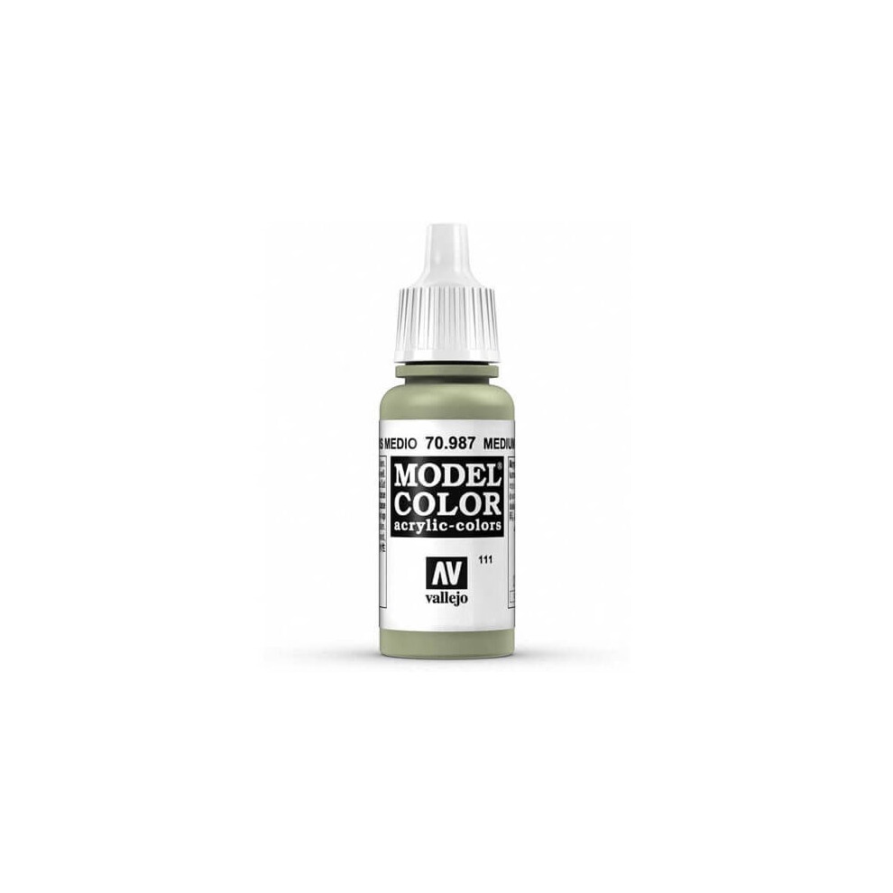 Val987 - Av Vallejo Model Color 17ml - Medium Grey