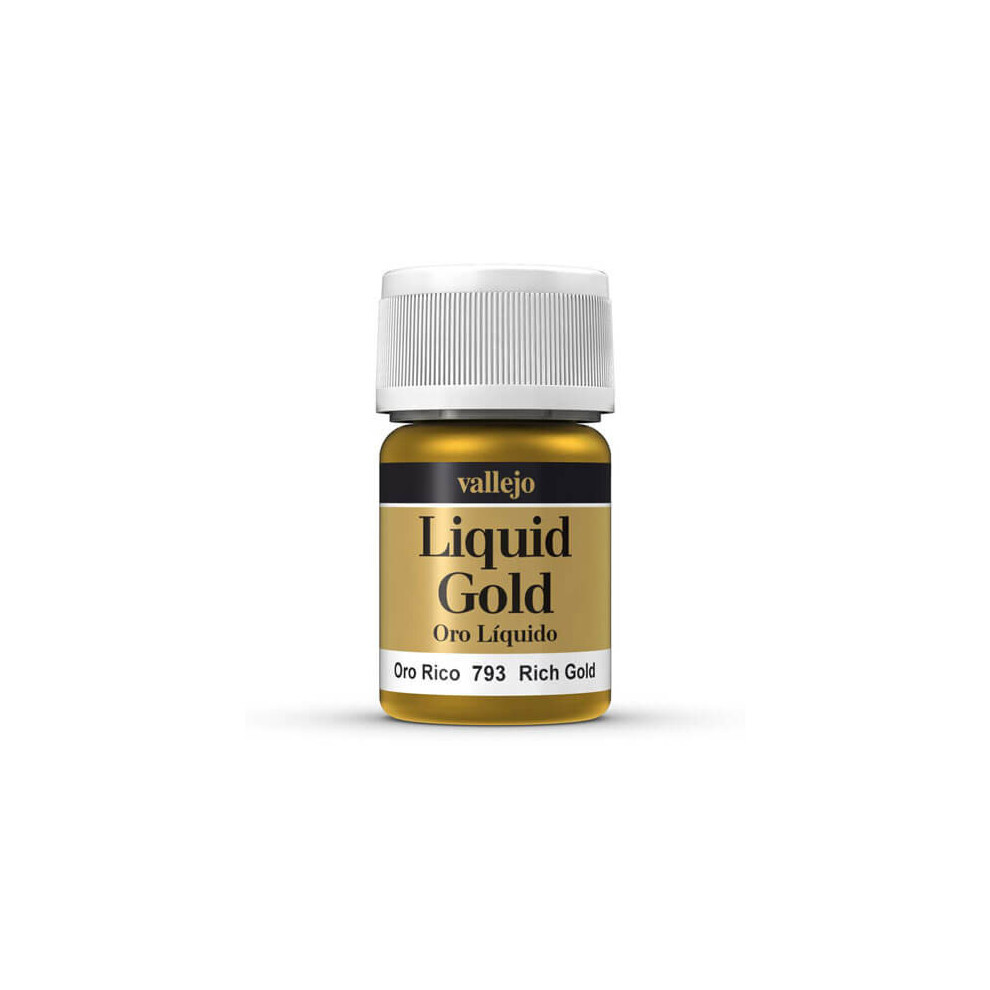 Val793 - Av Vallejo Model Color 17ml - Rich Gold (metals 35ml)