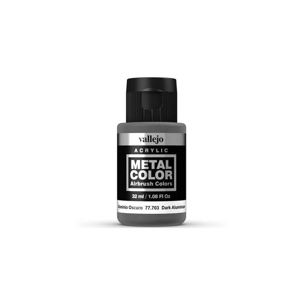 Val77703 - Av Vallejo Metal Color - Dark Aluminium 32ml