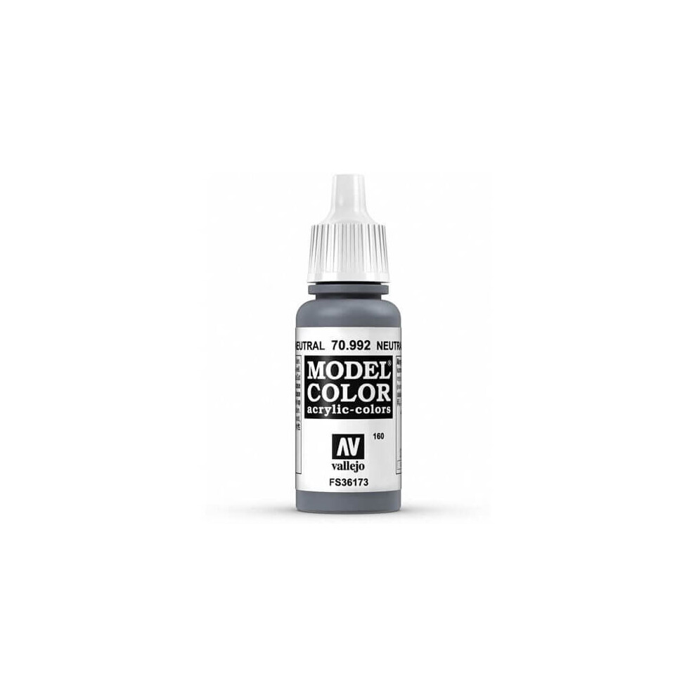 Val992 - Av Vallejo Model Color 17ml - Neutral Grey