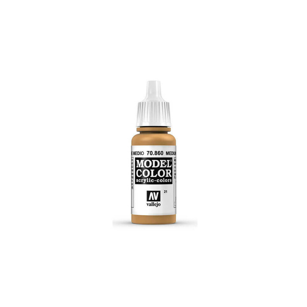 Val860 - Av Vallejo Model Color 17ml - Medium Fleshtone