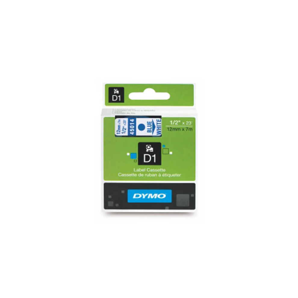 Dymo D1 Standard 12Mm X 7M D1 Label-Making Tape