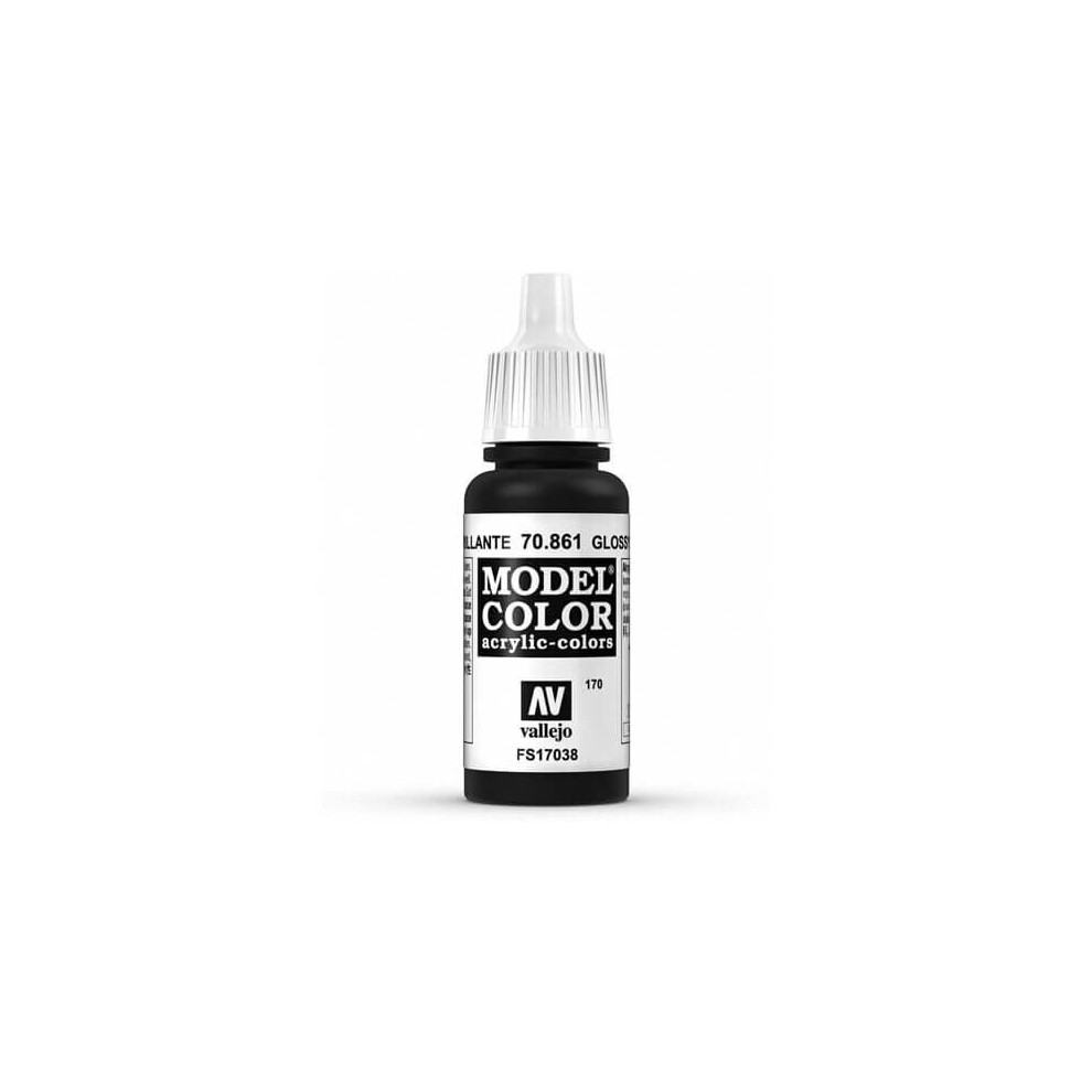 Val861 - Av Vallejo Model Color 17ml - Gloss Black