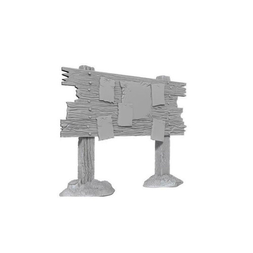 WizKids Deep Cuts Unpainted Miniatures - Bounty Board