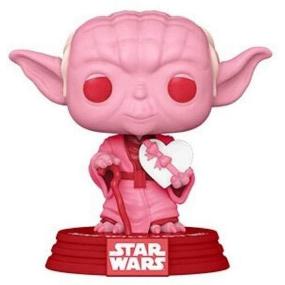 New Funko Figure Pop Star Wars Valentines Yoda With Heart