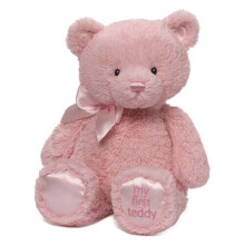 (38cm ) - Gund Pink My First Teddy Großes Plüschtier Einheitsgröße Hellrosa