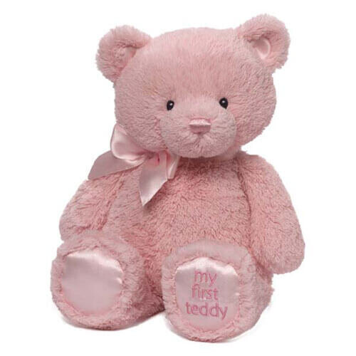 GUND (38cm ) - Gund Pink My First Teddy Großes Plüschtier Einheitsgröße Hellrosa