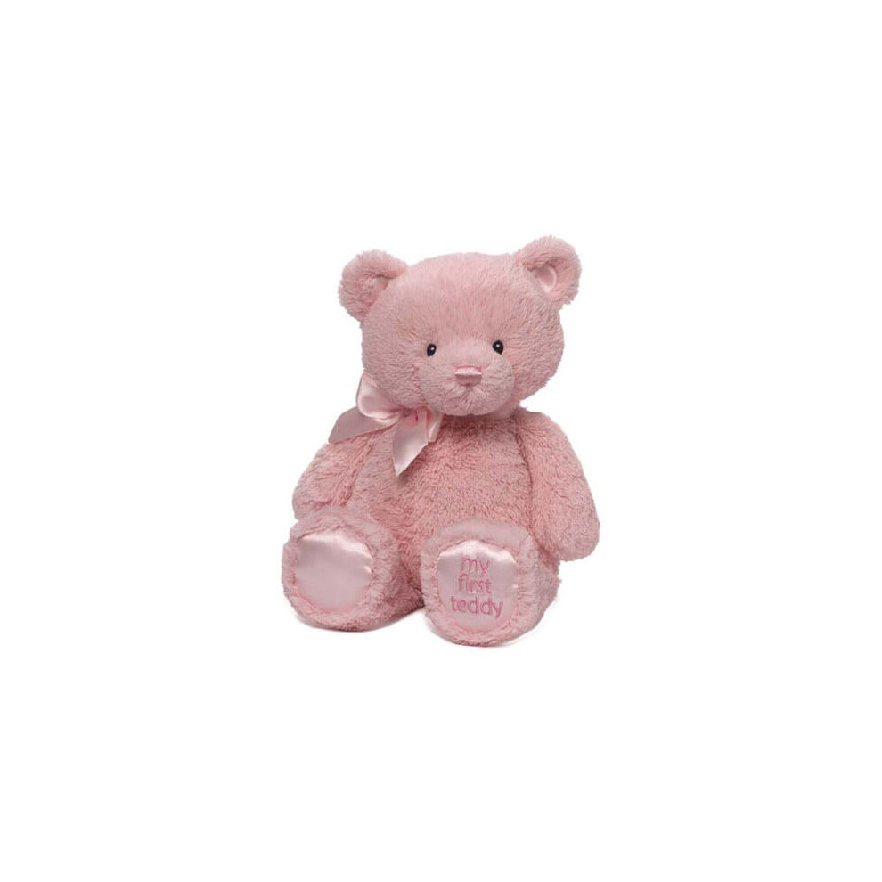 (38cm ) - Gund Pink My First Teddy Big Plush Toy One Size Light pink