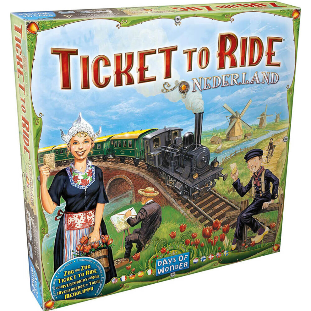 (Ticket To Ride Expansion Nederland's Map Collection) - TICKET TO RIDE MAP COLLECTION 4 NEDERLAND (C: 0-1-2)