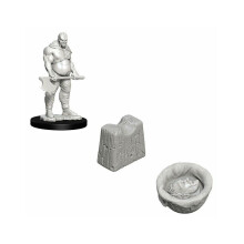 WizKids: Deep Cuts Unpainted Miniatures: Executioner & Chopping Block