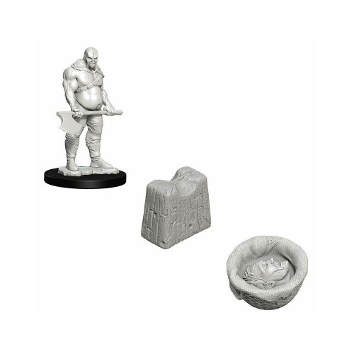 WizKids: Deep Cuts Unpainted Miniatures: Executioner & Chopping Block