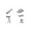 NECA WizKids Deep Cuts Unpainted Minis: Navigator's Pack 1