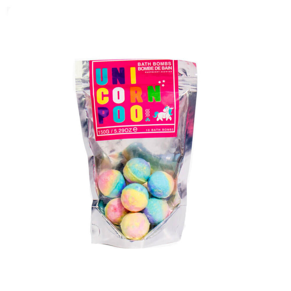Gift Republic Unicorn Poo Rainbow Raspberry Scented Bath Bombs