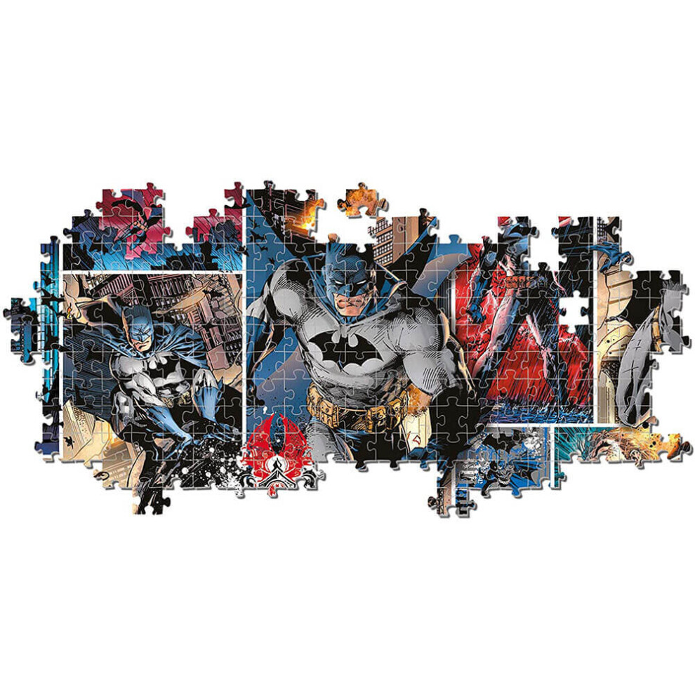 Clementoni Batman Panorama 1000 Piece Jigsaw Puzzle } 900G 39574 Bdrk8