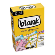 BLANK Game by The Creativity Hub - Fast, Customizable Card Game for 2-6 Players (Ages 6+) Create Rules & Effects with Every Win