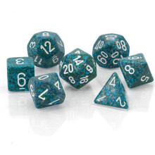 Chessex CHX25316 Dice-Speckled Sea Set - Board Game