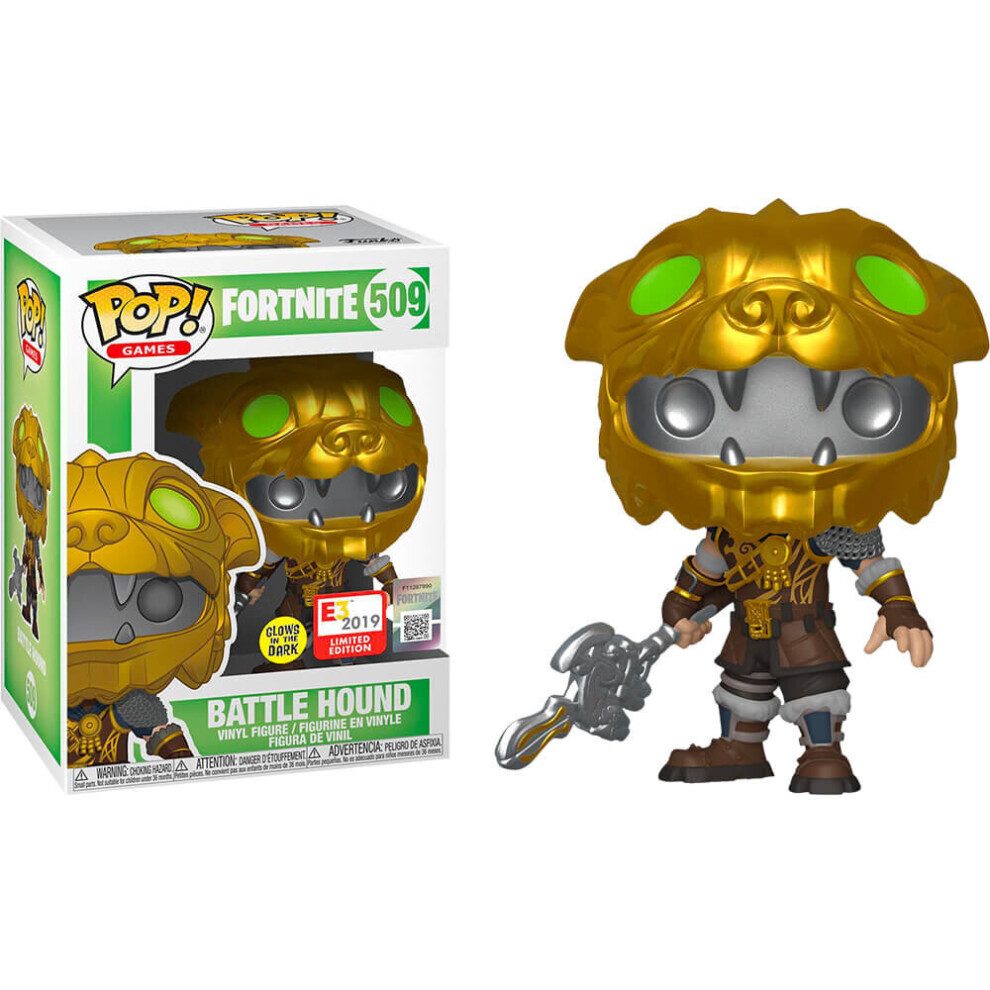 Funko Fortnite Battle Hound Glow In The (2019 E3 Convention Exclusive) Pop! Vinyl Dark