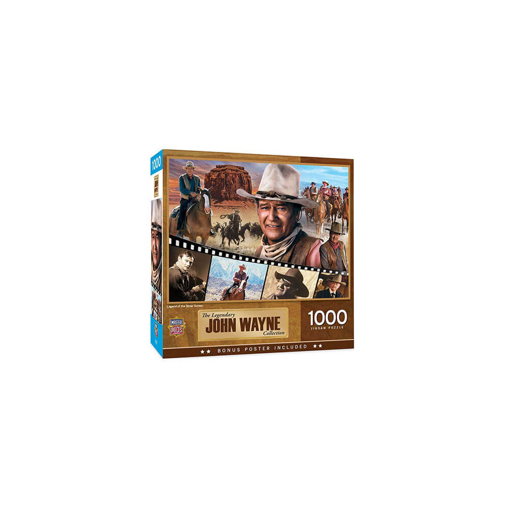 Photos - Jigsaw Puzzle / Mosaic John Wayne Legend of the Silver Screen 1000 pc jigsaw puzzle 680mm x 489mm 72025